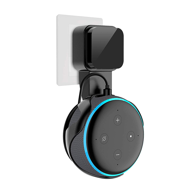 For Amazon Echo Dot 3 Stand, Outlet Wall Mount Hanger Stand for Alexa Dot 3rd Generation, Smart Home Accessories
