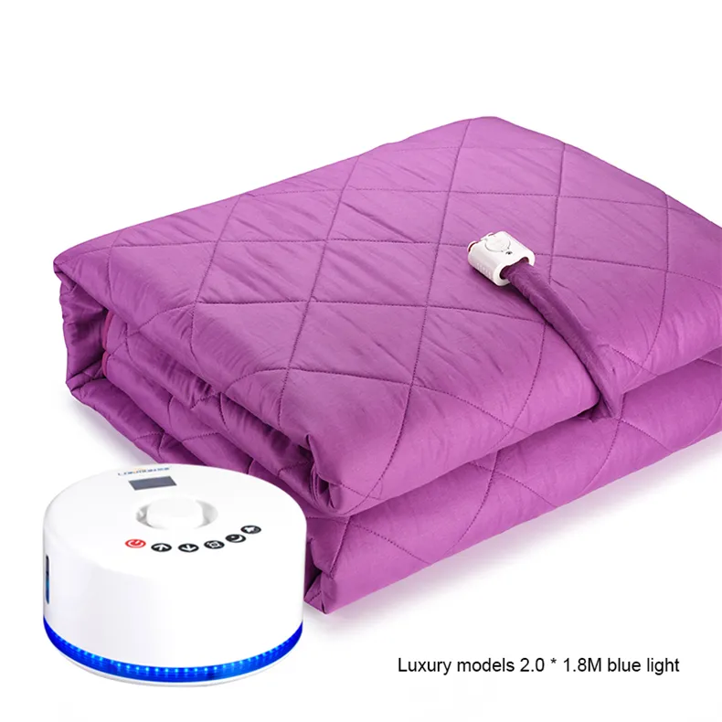 Lonmonที่นอนอุ่นน้ำอัจฉริยะ,ผ้าห่มไฟฟ้าขนาดคิงไซส์200*180ซม. ดีไซน์ใหม่