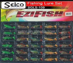 Juego de Señuelos de Pesca Populares: Señuelos VIB para Calamar y Lucio, Señuelos Tipo Lápiz para <span class=keywords><strong>Trucha</strong></span>, Señuelos de Insecto para Pesca de Arrastre en Agua Salada y Dulce, para Río y Lago - Product Image 1