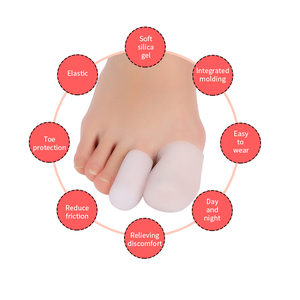 Protège-<span class=keywords><strong>doigts</strong></span> en gel pour orteils, cors et hallux valgus, redresseur d'orteils - Product Image 1