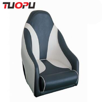 Sièges de bateau individuels en cuir PU marin noir en gros, sièges de conduite relaxants pour bateau, sièges de bateau noirs marins