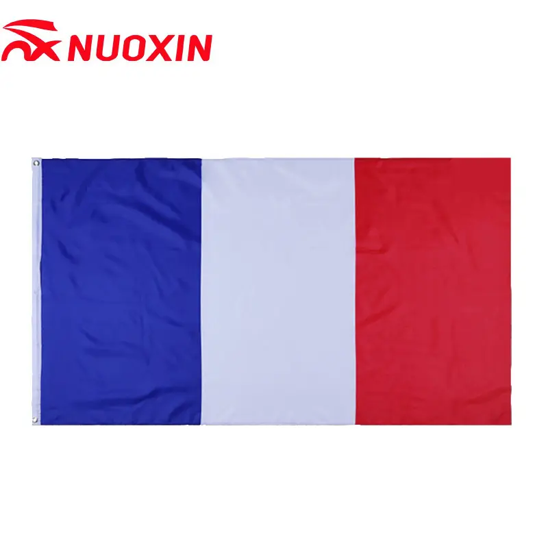Nuoxin مخزون البوليستر 3x5 طباعة فرنسا العلم