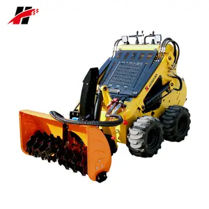 ไฟฟ้าควบคุม Snow Blower Hi Tech Sunrise Machinery Hengtian MENG Mini ล้อ Loader สำหรับขาย