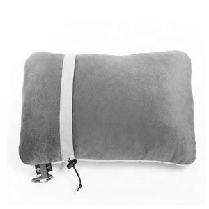 <span class=keywords><strong>Oreiller</strong></span> de voyage Compact et souple, en mousse à mémoire de forme râpée et tissu molletonné Super doux pour un confort maximal le voyage - Product Image 2
