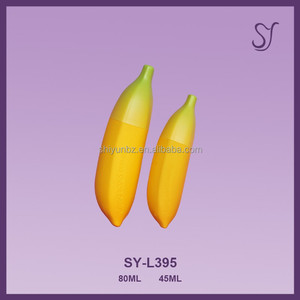 45/80 Ml <span class=keywords><strong>Jaune</strong></span> Banane Forme En Plastique Bouteille de Lotion/Crème Pour les Mains Emballage Tubes Contenant L395 - Product Image 3