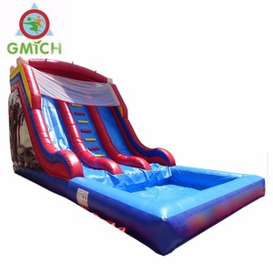 Thiết kế mới Inflatable dành cho người lớn hồ bơi, màu đại dương Inflatable Bouncer trượt trò chơi nước, ngoài trời bouncy và wate - Product Image 4