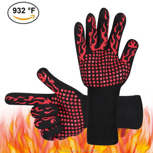 Gants résistants au feu, brasero, 932F, gants résistants à la chaleur pour barbecue - Product Image 1