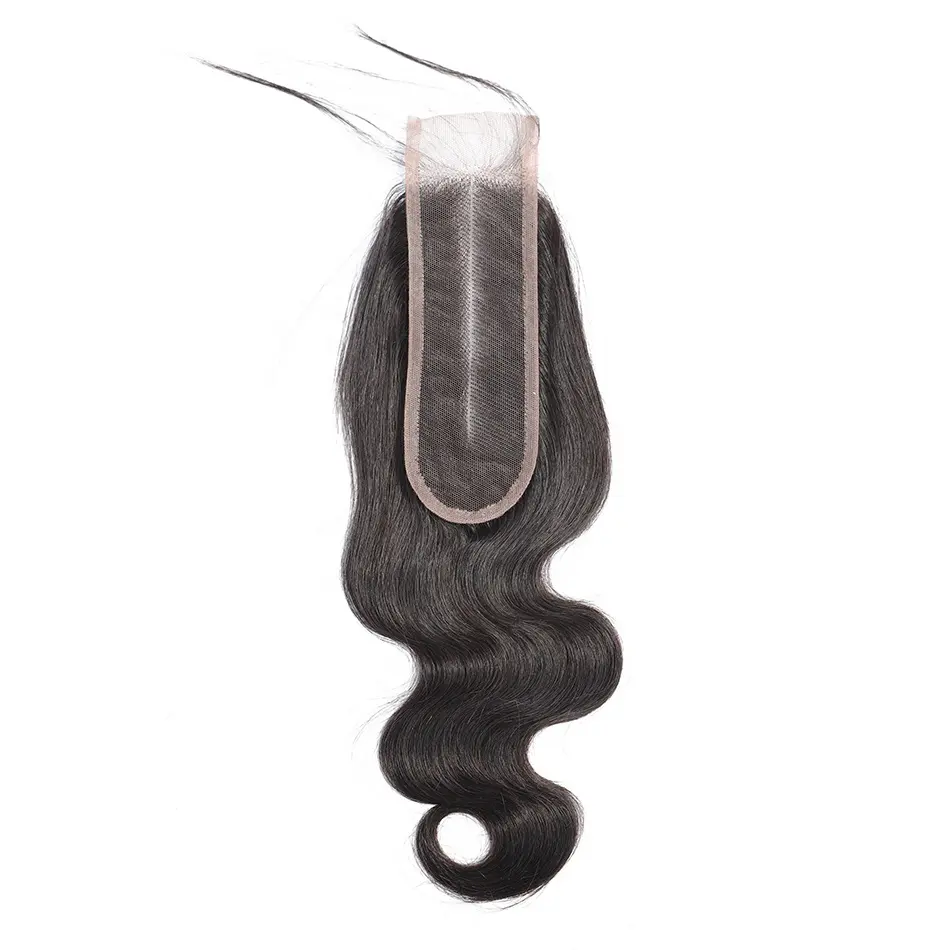 Brazilian Virgin Human Hair Body Wave 2x6 Lace Closure