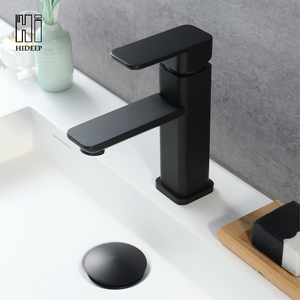 Rubinetto da <span class=keywords><strong>Bagno</strong></span> HIDEEP Contemporaneo Cromato da Appoggio con Maniglia Singola per Acqua Calda/Fredda, Installazione a Foro Singolo - Product Image 1