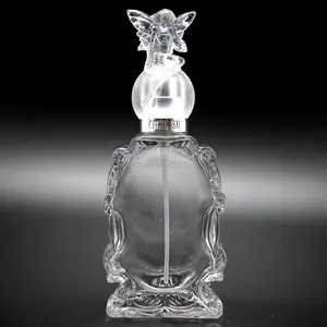 制造 60毫升女性优雅透明玻璃香水瓶