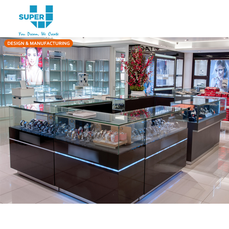 Custom Watch Kiosk Design Modern Retail Display Solution