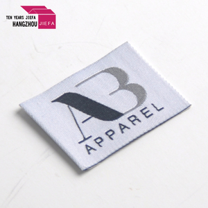 Bán buôn giá rẻ tùy chỉnh tên tag may quần áo dệt nhãn - Product Image 5