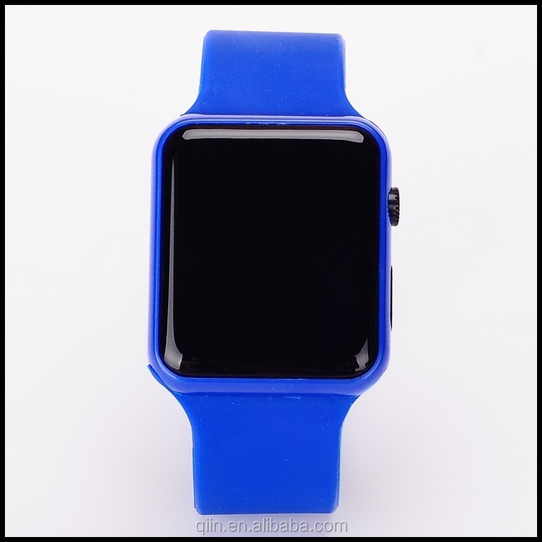 Ad8090 prix pas cher carré LED écran tactile de Silicone montre, Silicone montres électroniques