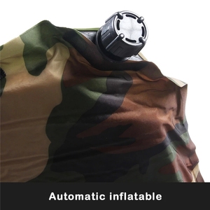 Esponja autoinflable para exteriores, almohadilla para dormir con almohada adjunta, colchón de aire portátil ligero para acampar, 1 unidad - Product Image 5
