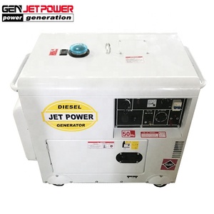 Generatore diesel silenzioso portatile raffreddato ad aria 3/5/6/7 kva kw piccola dinamo domestica monofase/ - Product Image 2