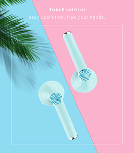 Dos auriculares inalámbricos V5.0 550 <span class=keywords><strong>mAh</strong></span> táctil auriculares estéreo inalámbrico I21 auriculares para los <span class=keywords><strong>AirPods</strong></span> de Apple - Product Image 1