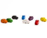 Meeple en bois miniature créatif de forme personnalisée, apprentissage éducatif DIY, meeple en bois 3D pour jeu de table