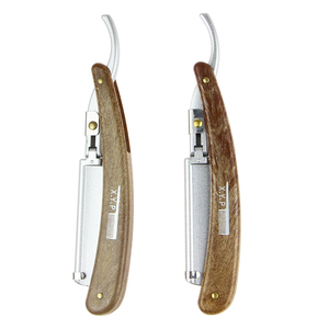 Masterlee Brand Barber Shop Shaving <strong>Razor</strong> Five <strong>Blades</strong> <strong>Razor</strong> with Wooden Handle Safety <strong>Razor</strong> Men Shaving Single <strong>Blade</strong> Paper Box