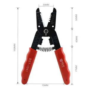 BESTOOL herramientas de mano Cable de alambre de cortadores de lado Snips de alicates Nipper antideslizante de caucho Mini alicates diagonales