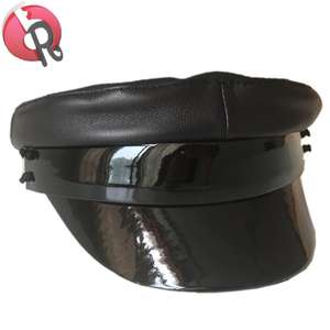 Cappello Maciejowka in Vera Pelle Stile <span class=keywords><strong>Breton</strong></span>, Cappello da Marinaio, Cappello da Fiddler, Vendita Calda - Product Image 1