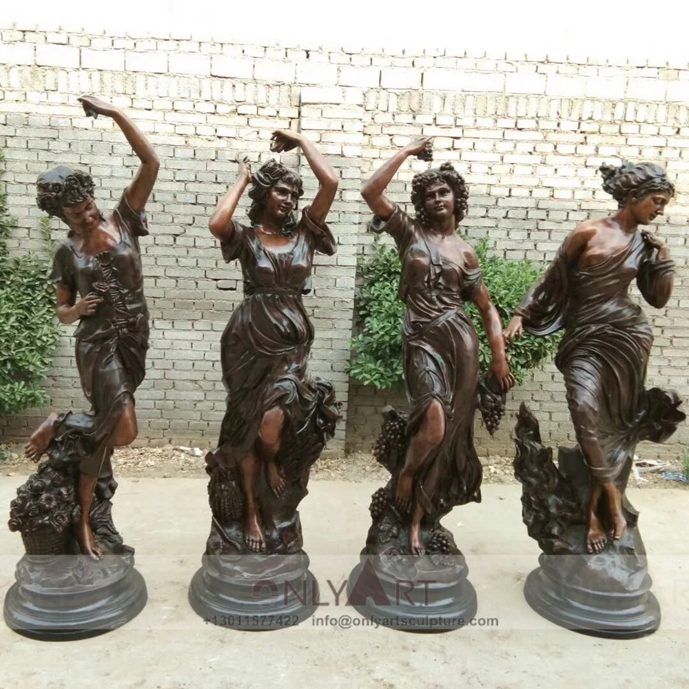 【Bronze Sculpture】音楽奏者 カルテット 四重奏 4体セット Bronze Sculpture】音楽奏者 カルテット 四重奏 4体セット Set of Four