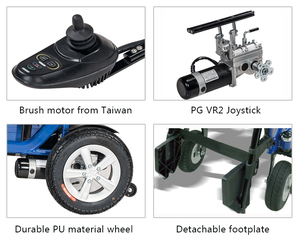 Électronique En Aluminium Léger Petite Roue utilisé joystick fauteuil <span class=keywords><strong>roulant</strong></span> - Product Image 4