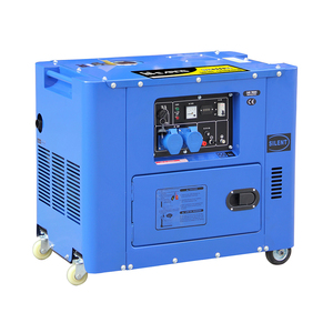 サイレントディーゼル発電機5KW 60Hz 110V 220V新品タイプ - Product Image 1
