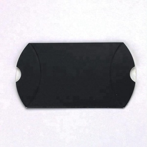 Tùy Chỉnh Sang Trọng Đen Giấy Gối Hộp, Gối Hộp Bao Bì Cho Quà Tặng - Product Image 3