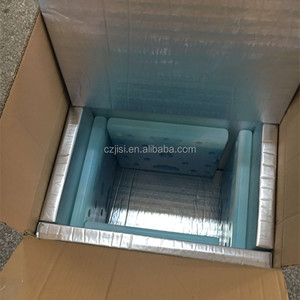 卸売42L組み立てVIPボード冷間断熱配送ボックスライナーPUPU発泡/PU発泡真空断熱パネル熱缶