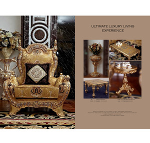 Lujo salón sofá muebles silla tela silla - Product Image 2