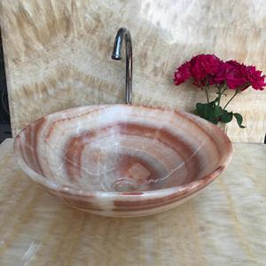 Baño diseño pequeño piedra mármol natural mano buque fregadero - Product Image 3