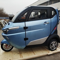 Voiture électrique à trois roues pour adultes, véhicule à cabine électrique coupé d'occasion avec certificat CEE