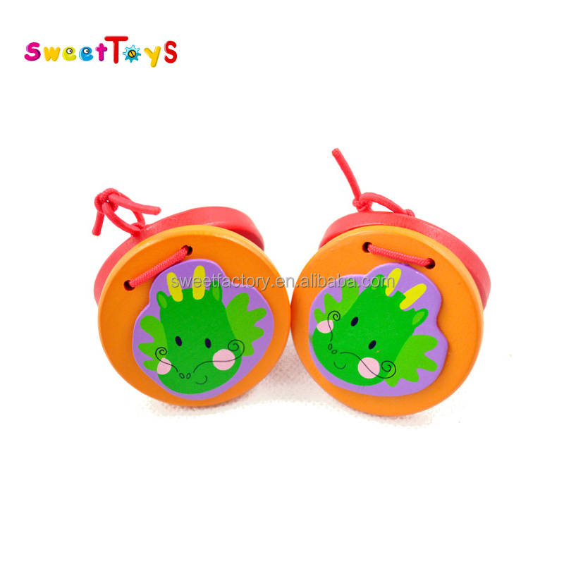 Музыкальная деревянная Хлопушка, Прекрасный Деревянный Хлопушка в виде животного для ребенка, Высококачественная хлопушка