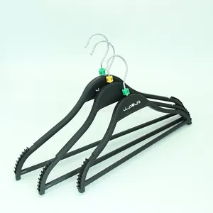 Zara Style T-shirt Hanger Fast Fashion Black Color Brand Plastic Coat Hanger