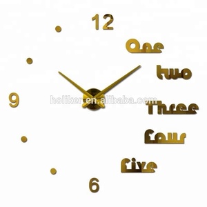 Thiết kế hiện đại nhà và văn phòng trang trí nội thất lớn 3D đồng hồ treo tường chủ đề - Product Image 2