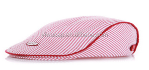 Mode cool coton coloré ou personnalisée enfant strie béret cap - Product Image 3