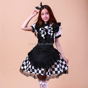 Di alta qualità Lolita ragazze gonna Sexy abito Lolita abito da <span class=keywords><strong>cameriera</strong></span> Anime Nyaruko Cosplay Costume di Halloween Sexy Costume - Product Image 2