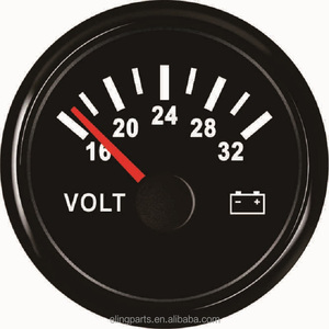 Impermeable 52mm voltímetro voltios gauge meter 24 V/16-32 V con retroiluminación para ATV UTV automóvil marina - Product Image 3