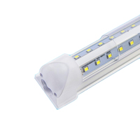 ארה"ב מחסן המניה 4FT 8FT 36W 60W סופר בהיר Led צינור V צורת כפול Led שבבי T8 T5 משולב Tube עבור משרד