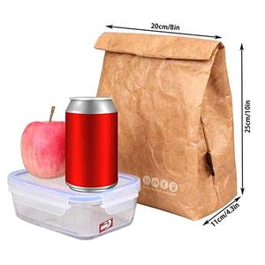 Umwelt freundliche wieder verwendbare isolierte Tyvek-Papier-Lunch-Kühltasche