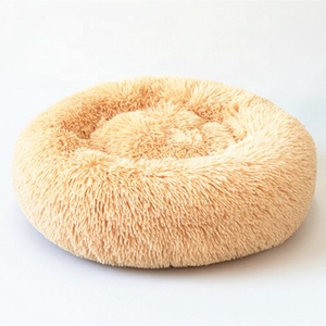 Cheap Wholesale 100% Polyester Material Super <strong>Soft</strong> Pet <strong>Bed</strong> Indoor <strong>Dog</strong> Cat Circular Nest <strong>Beds</strong> - Product Image 4