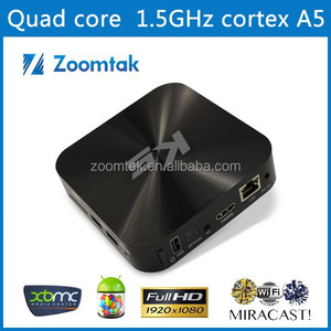 Neuankömmling Quad-Core <span class=keywords><strong>android</strong></span> 4.4.2 full hd 1080p smart tv-box-tuner <span class=keywords><strong>XBMC</strong></span> Streaming Media <span class=keywords><strong>Player</strong></span> mit fernbedienung a5 processo - Product Image 5