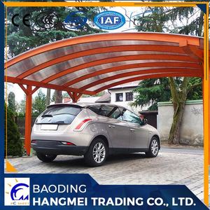 Al aire libre a prueba de agua plegable toldo de <span class=keywords><strong>aluminio</strong></span> metal cochera - Product Image 2
