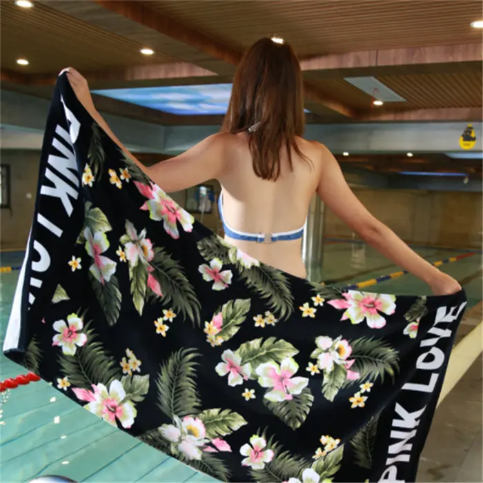 Designer Towels Custom Print Quick Dry Microfiber Kids Swimming Pool Towel