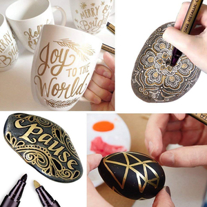 Nhà máy Trung Điểm Kim Loại Đánh Dấu Bút Đặt bút gốm Màu Đánh Dấu Sơn cho Việc Ra Thẻ, Rock Sơn, TỰ LÀM Album Ảnh - Product Image 6