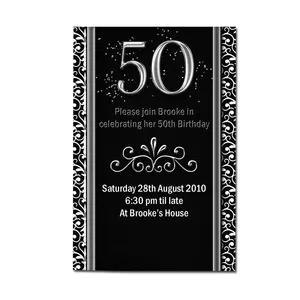 Carte d'<span class=keywords><strong>invitation</strong></span> d'<span class=keywords><strong>anniversaire</strong></span> pour homme et <span class=keywords><strong>femme</strong></span>, pour inviter d'autres personnes - Product Image 1