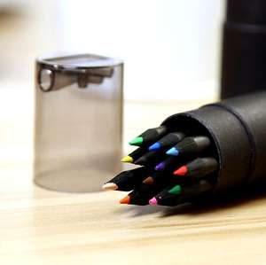 3.5 "legno Matite Colorate 12 Pacchetto Colorazione Matite Premio di Arte Disegno A Matita per I Bambini e Gli <span class=keywords><strong>Adulti</strong></span> Libro Da <span class=keywords><strong>Colorare</strong></span>, arti, Disegno - Product Image 5