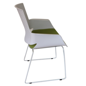 Low price <span class=keywords><strong>classic</strong></span> portable plastic shopping arced armrest office chair with metal legs - Product Image 6