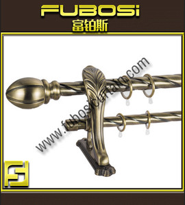 Nichel satinato tenda aste/freccia bastone per <span class=keywords><strong>tende</strong></span> finials/poli doppia cortina - Product Image 1