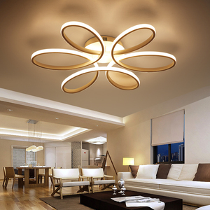 Lustre Plafonniers <span class=keywords><strong>LED</strong></span> Lampe Pour Salon Chambre Étude Chambre Déco Maison AC85-265V Moderne Blanc Plafonnier monté en surface - Product Image 5